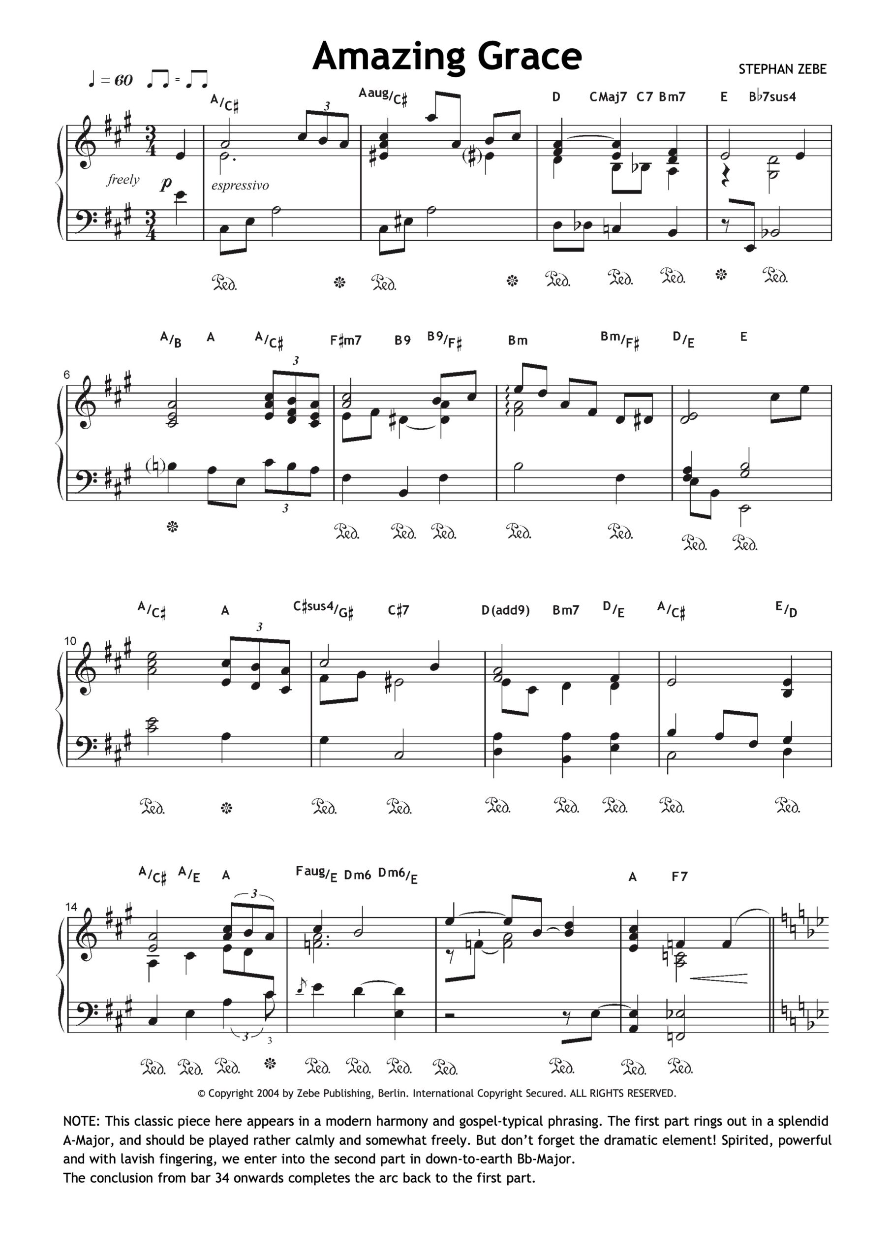 Amazing Grace (Piano) ⬇️