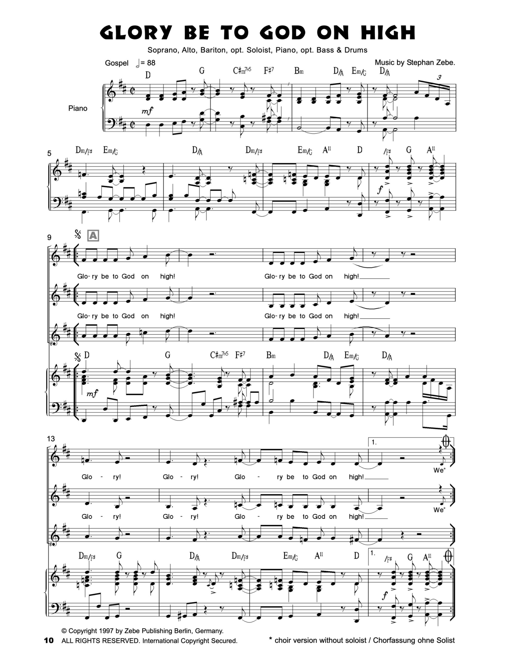 <i>Gospelmesse</i> <br>Kyrie - A Gospel Mass