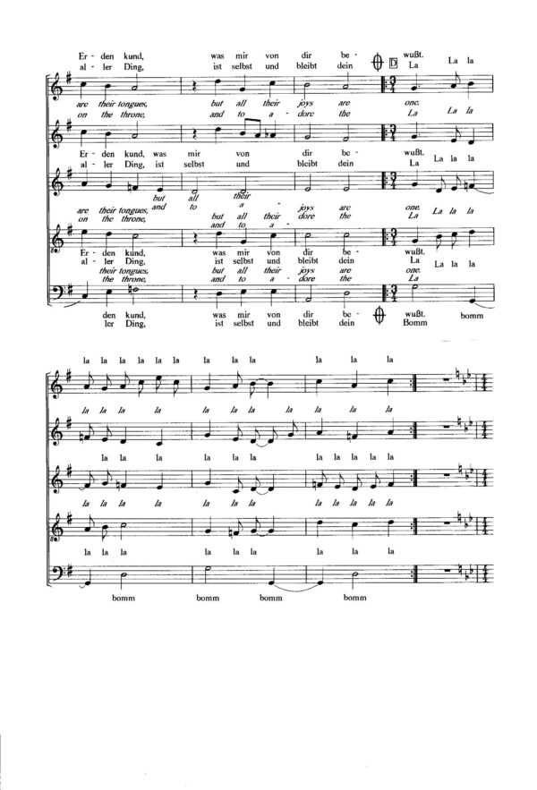 Ich singe dir mit Herz und Mund <br>(Come, Let Us Join Our Cheerful Songs)