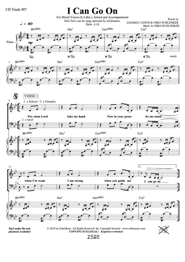 I Can Go On (Precious Lord, Take My Hand)