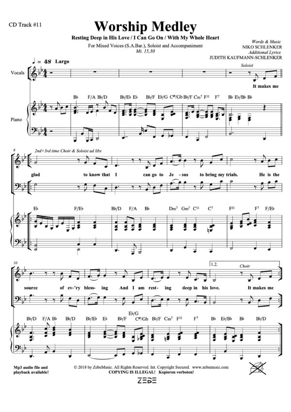 Worship Medley (Resting Deep in His Love / I Can Go On / With My Whole Heart)