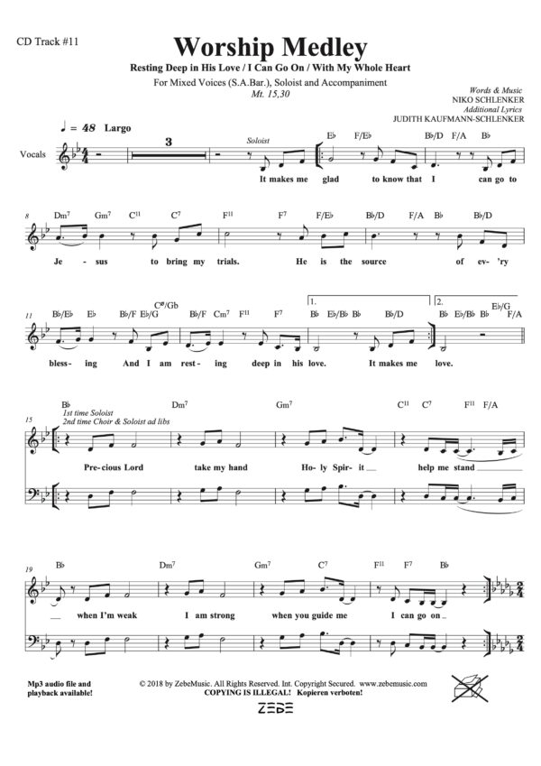 Worship Medley (Resting Deep in His Love / I Can Go On / With My Whole Heart)