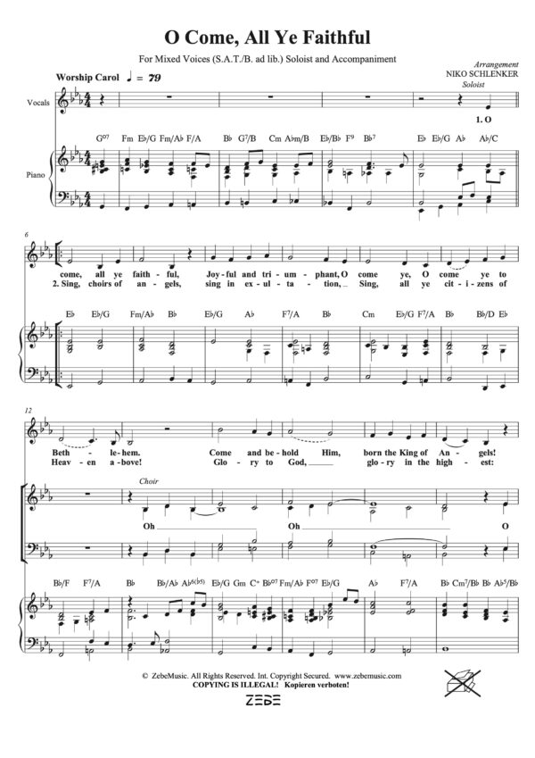 O Come All Ye Faithful ⬇️