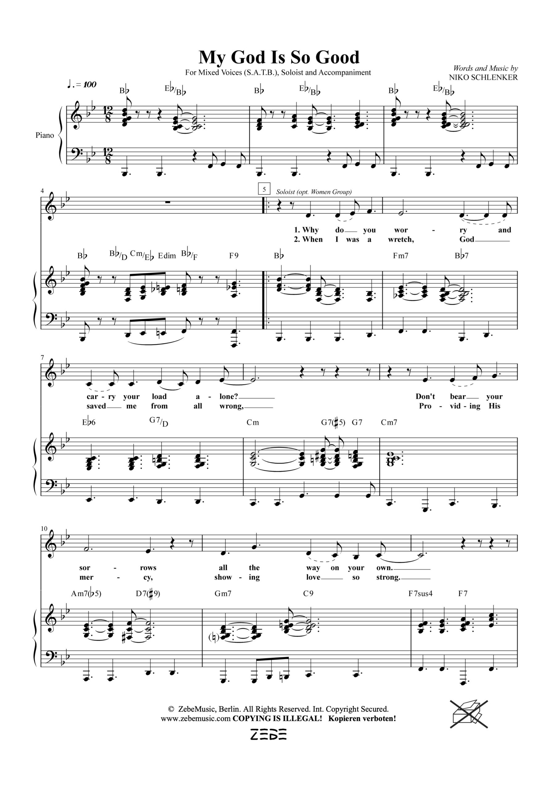 My God Is So Good   ⬇️