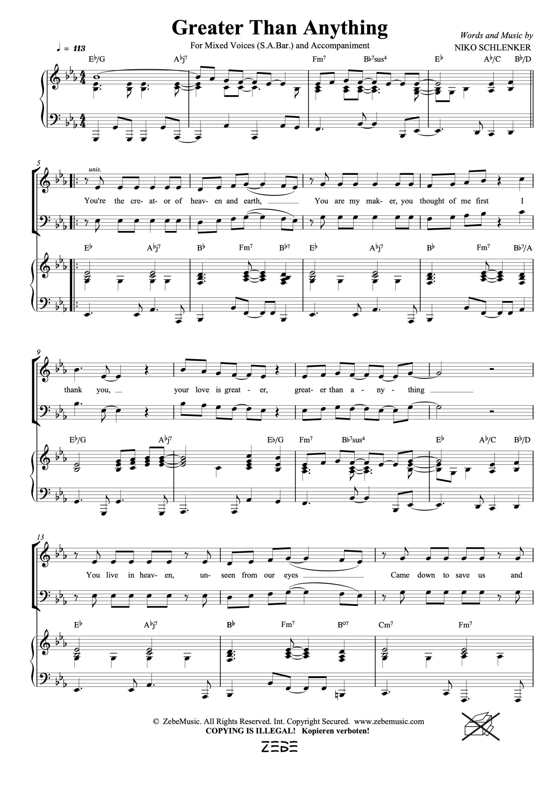 Greater Than Anything (Song) ⬇️