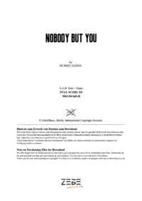 <b>NEU:</b> Nobody But You  ⬇️