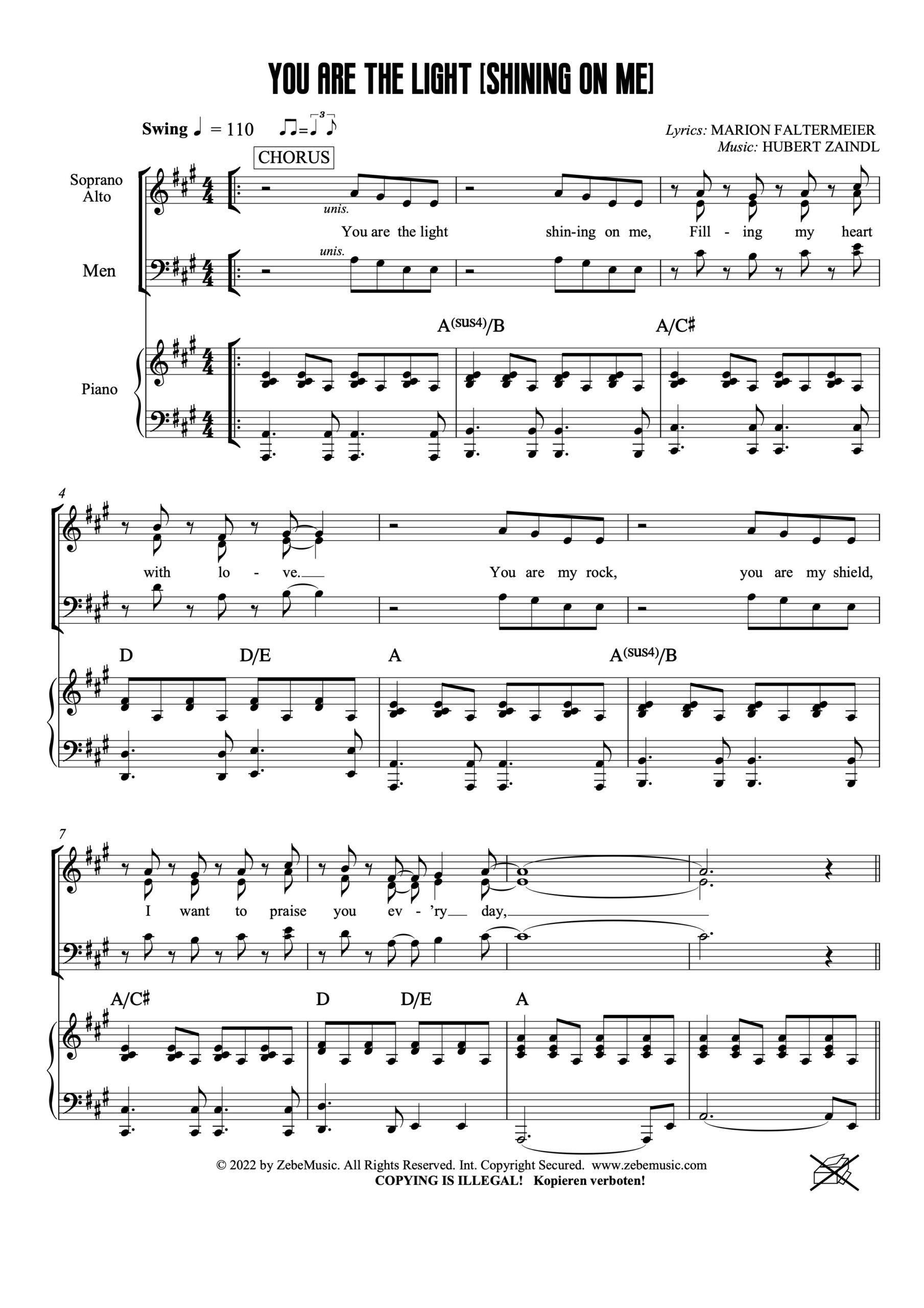 <b>NEU:</b> You Are The Light (Shining On Me) ⬇️