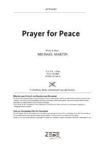 Prayer for Peace  ⬇️