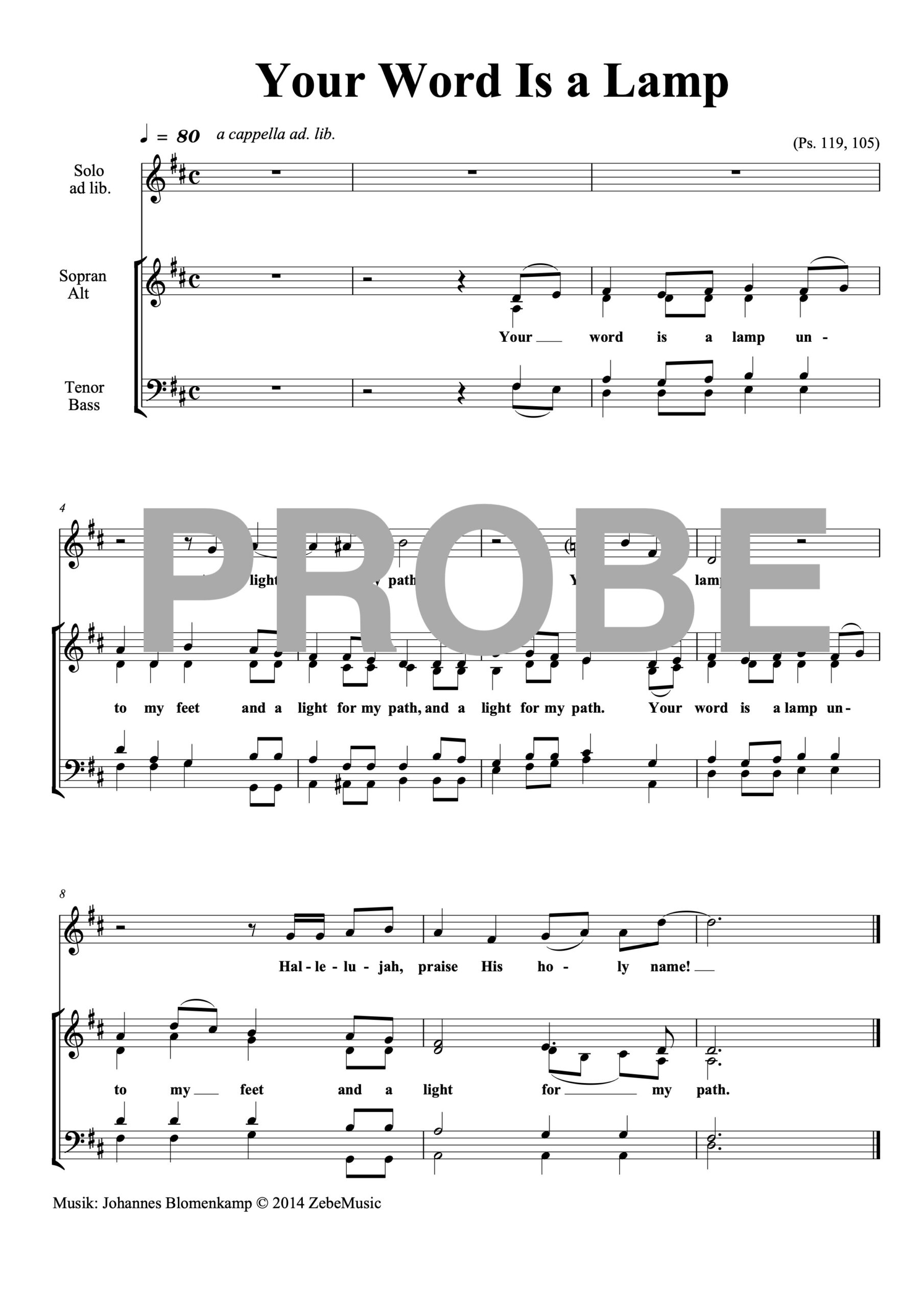 Your Word Is a Lamp ⬇️